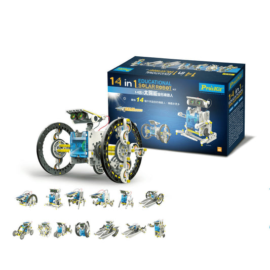 Robot Puzzle Solaire Transformable Jouet Éducatif Enfant