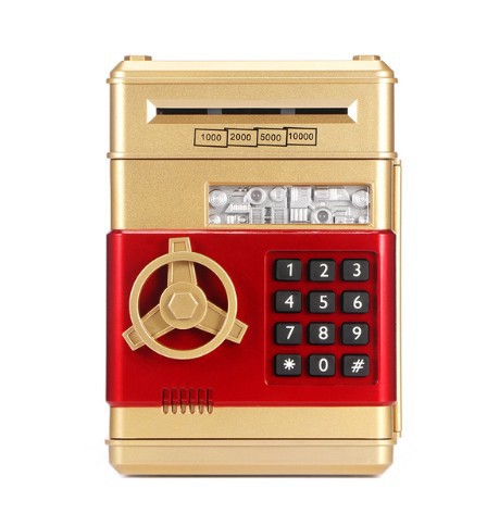 Tirelire Coffre-Fort Électronique Enfant avec Code Sécurité