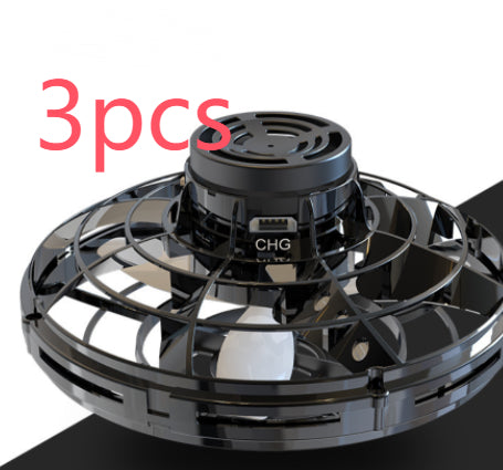Mini gyroscope interactif LED drone jouet hélicoptère volant enfants