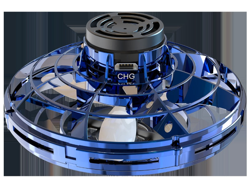 Mini gyroscope interactif LED drone jouet hélicoptère volant enfants