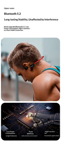 Casque Sport Rondo Bluetooth Conduction Osseuse Noise-Canceling Extérieur