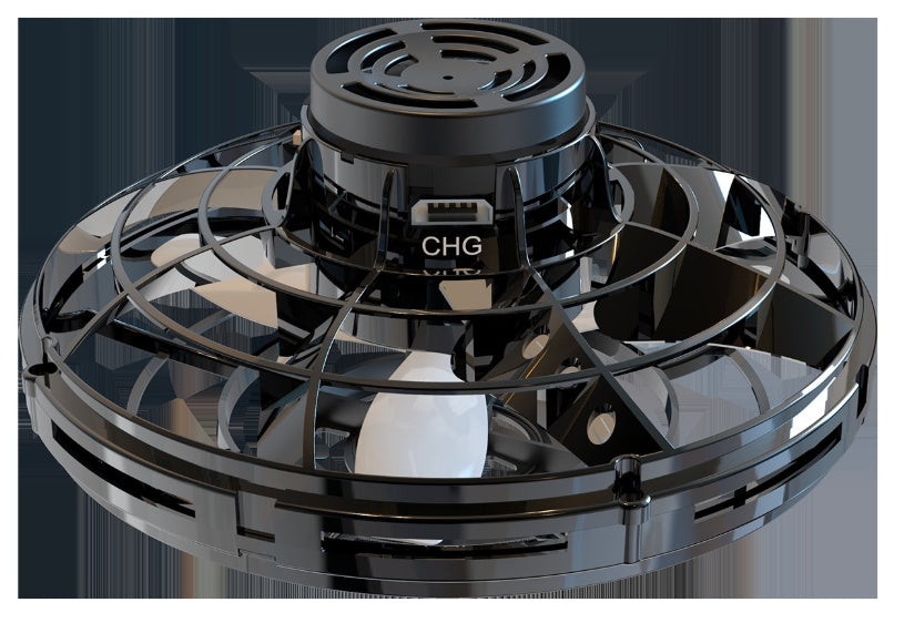 Mini gyroscope interactif LED drone jouet hélicoptère volant enfants