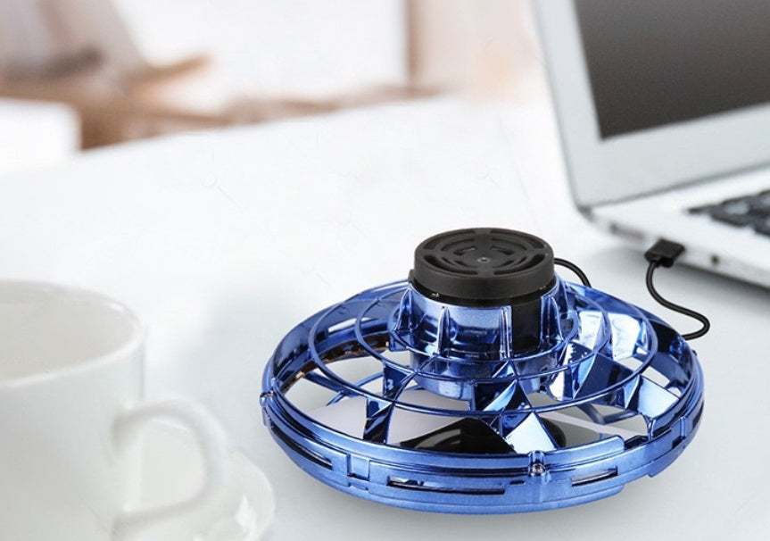 Mini gyroscope interactif LED drone jouet hélicoptère volant enfants