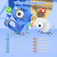 Appareil Photo Enfant Double Caméra 48MP 1080P Jeux Intégrés