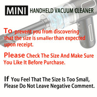 Aspirateur portable sans fil USB puissant silencieux 65dB