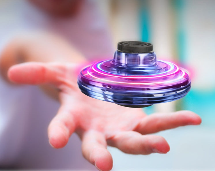 Mini gyroscope interactif LED drone jouet hélicoptère volant enfants
