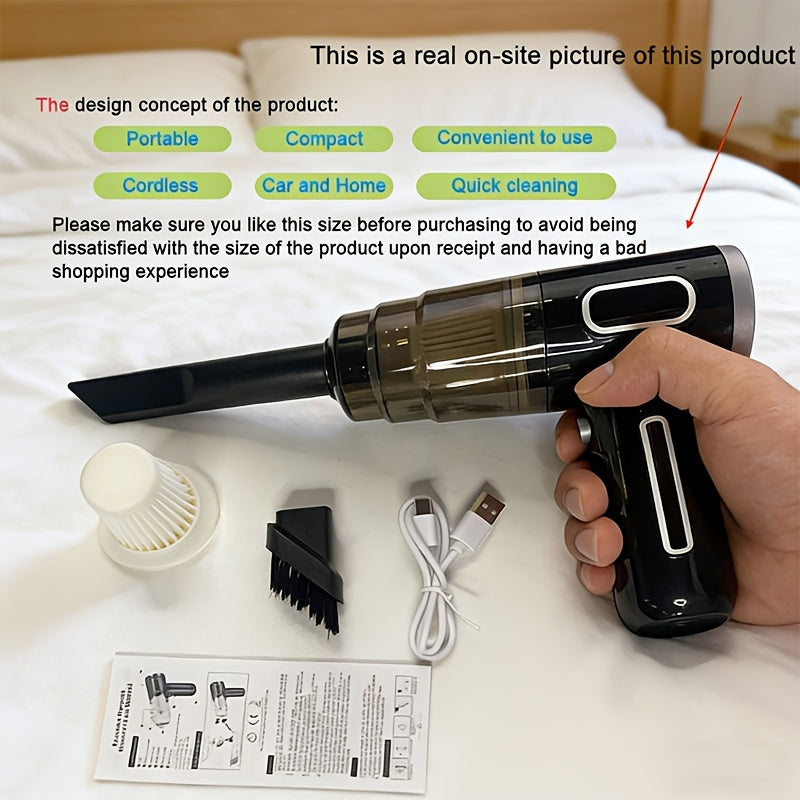 Aspirateur portable sans fil USB puissant silencieux 65dB