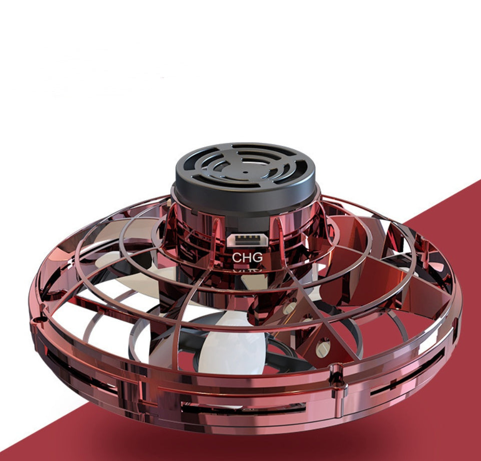 Mini gyroscope interactif LED drone jouet hélicoptère volant enfants