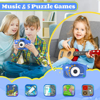 Appareil Photo Enfant Double Caméra 48MP 1080P Jeux Intégrés