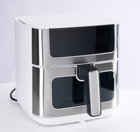 Friteuse à air 6,34L sans huile, fenêtre, 8 modes