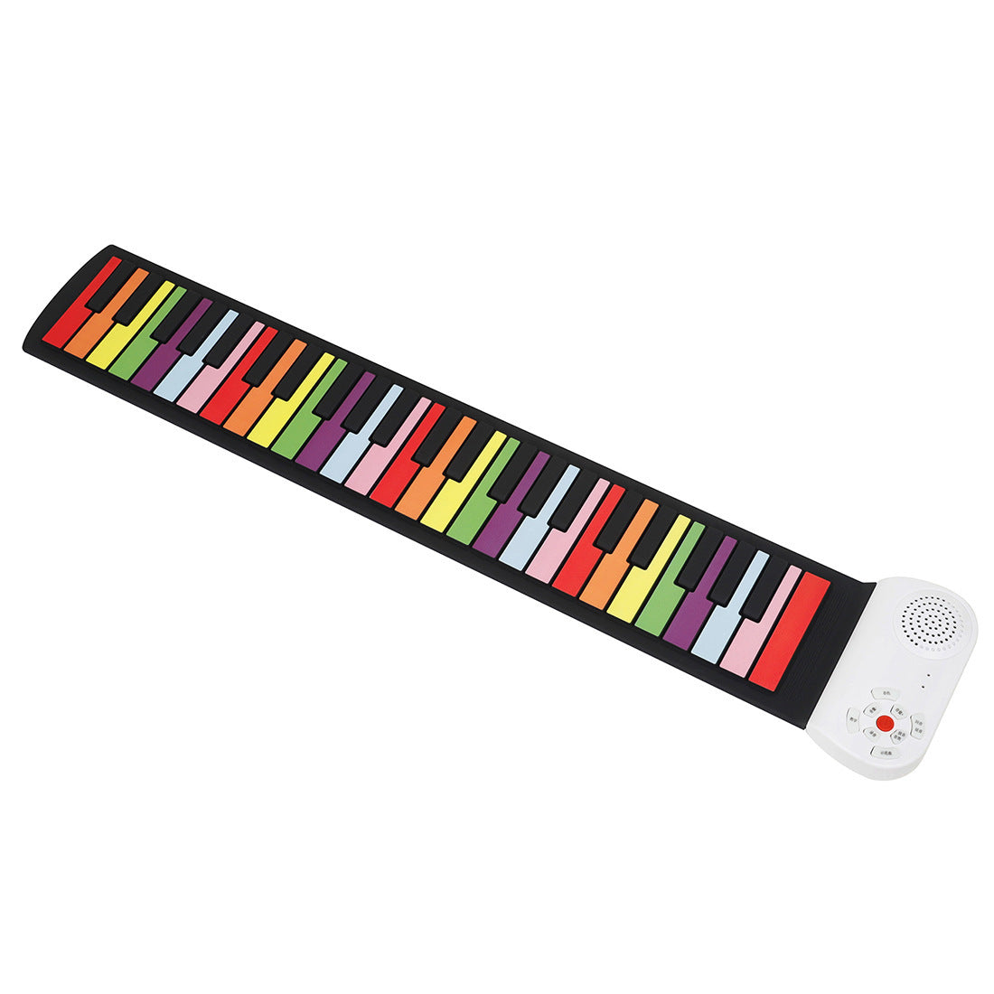 Piano Électronique Portable 49 Touches Enroulable pour Débutants