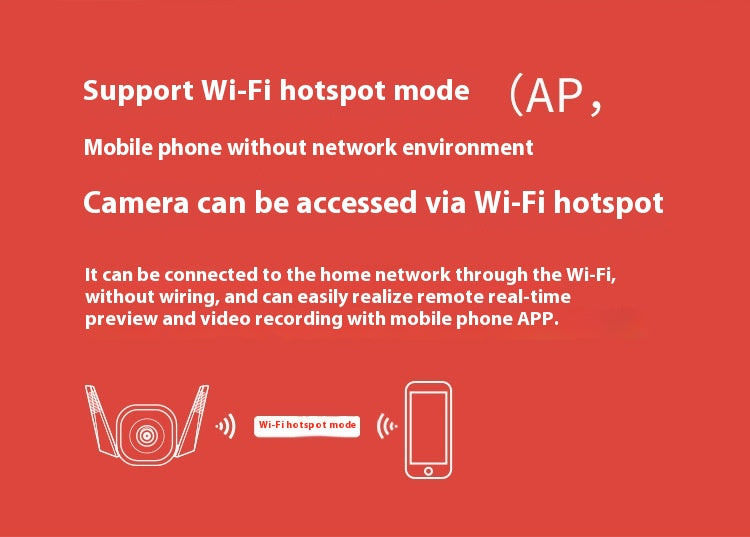 Caméra de surveillance extérieure HD 1080p infrarouge 30m étanche poussière