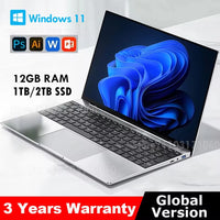 Windows 11 Laptop Intel Celeron J4025 2025, Gaming Laptop, 12GB RAM, 512GB, 1TB SSD, 1920x1080, Desktop Computer, New