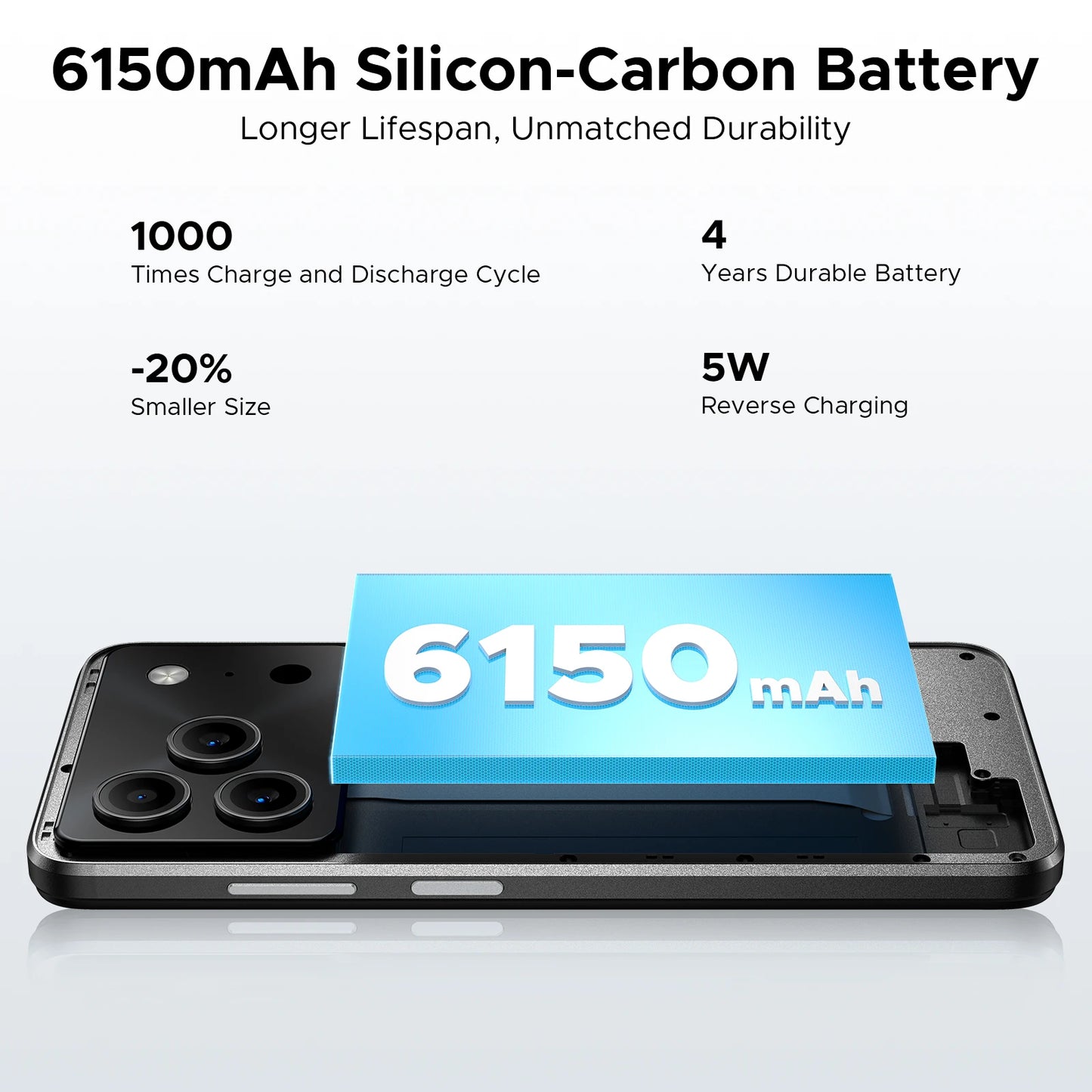 DOOGEE Note 56 Smartphone Android 6150mAh 6.56" 90Hz