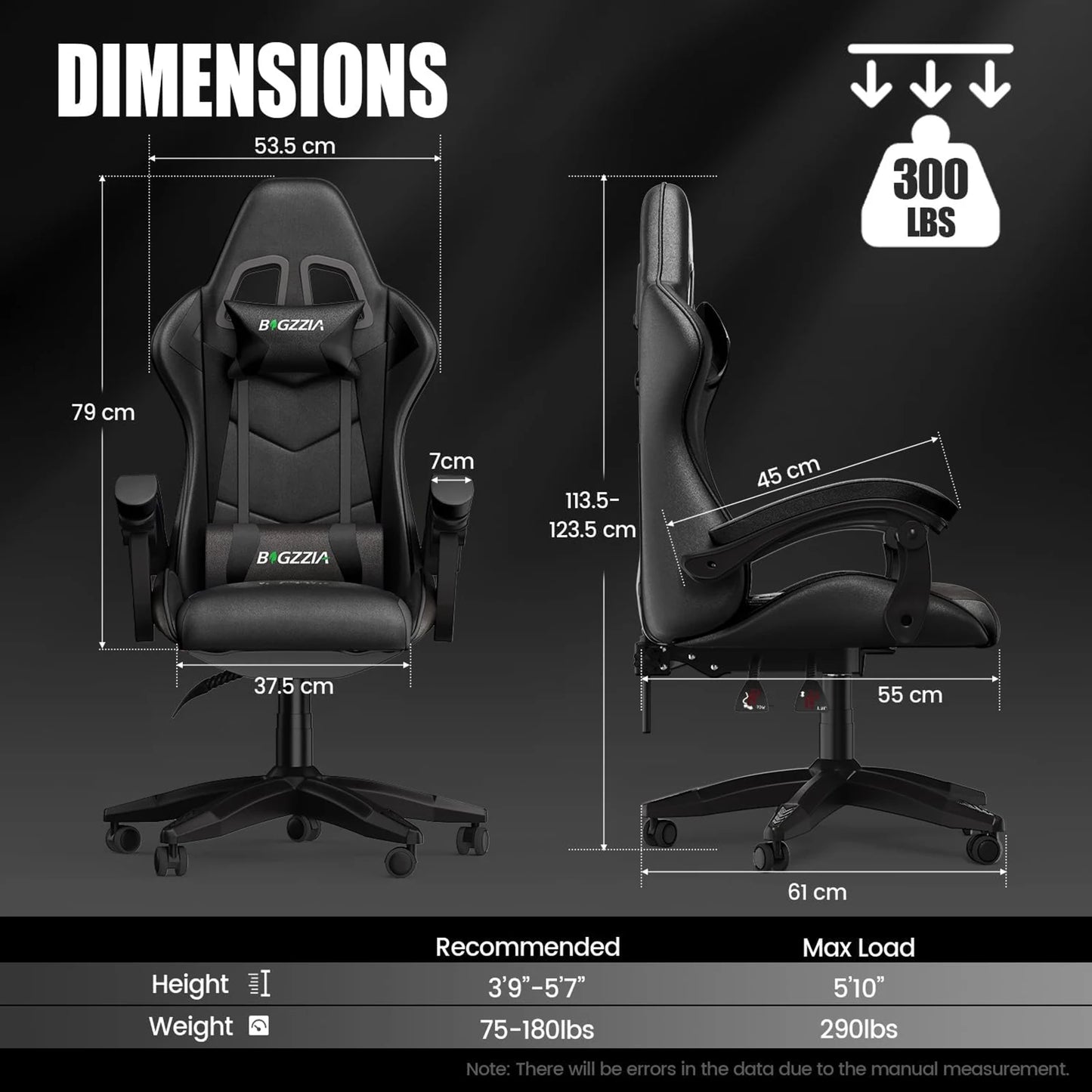Chaise gaming ergonomique respirante avec dossier inclinable