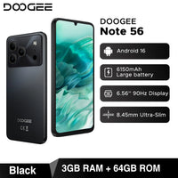 DOOGEE Note 56 Smartphone Android 6150mAh 6.56