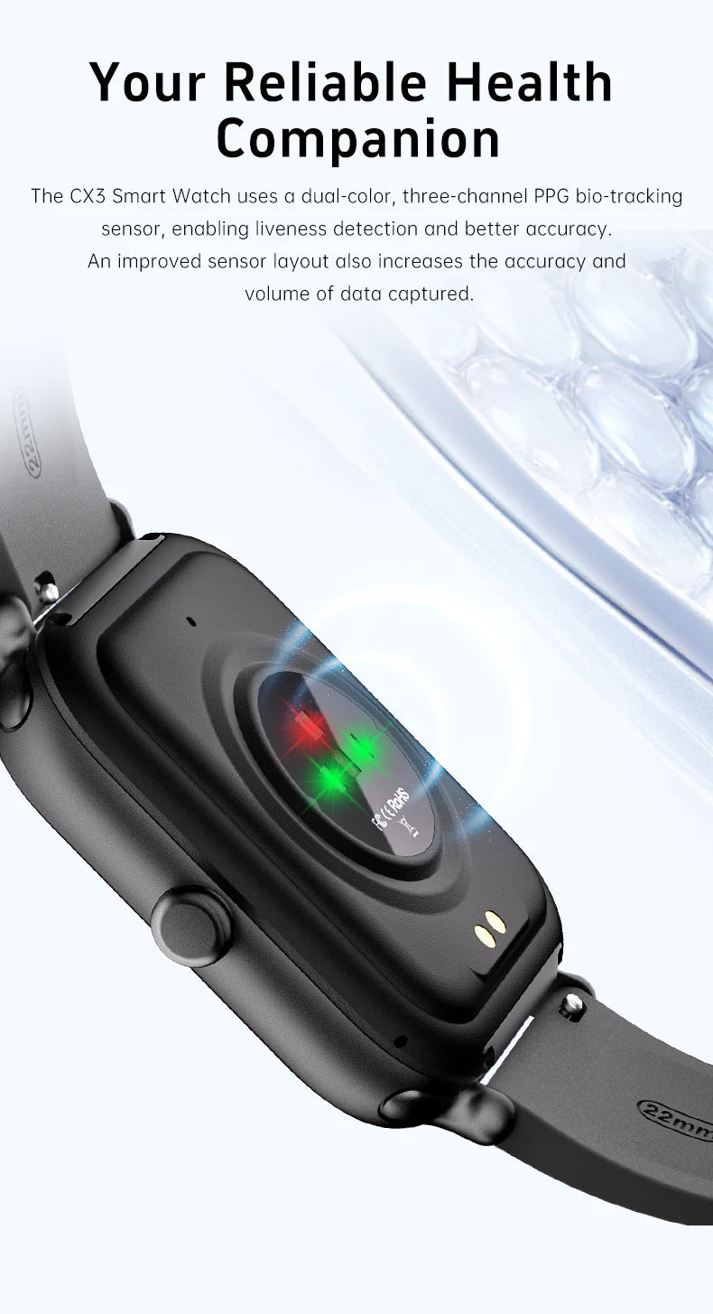 Montre connectée Bluetooth suivi activité santé sommeil