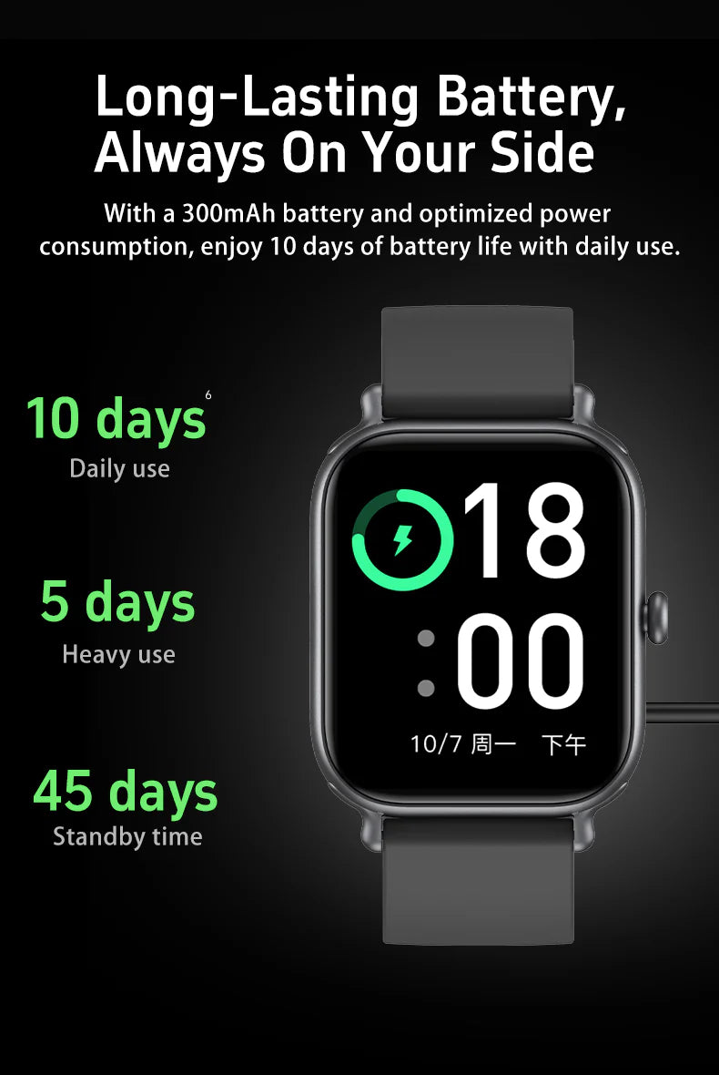 Montre connectée Bluetooth suivi activité santé sommeil