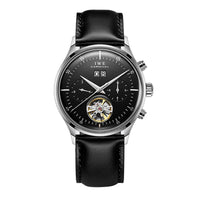 Montre homme automatique luxe cuir étanche mécanique
