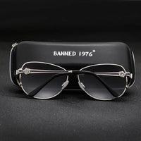 Lunettes de soleil polarisées HD, monture métallique, tendance de luxe, pour femmes, nouvelle collection