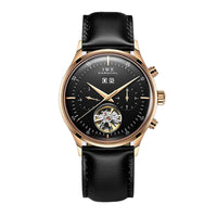 Montre homme automatique luxe cuir étanche mécanique
