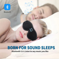 Masque sommeil 3D Bluetooth écouteurs musique casque HD intégré