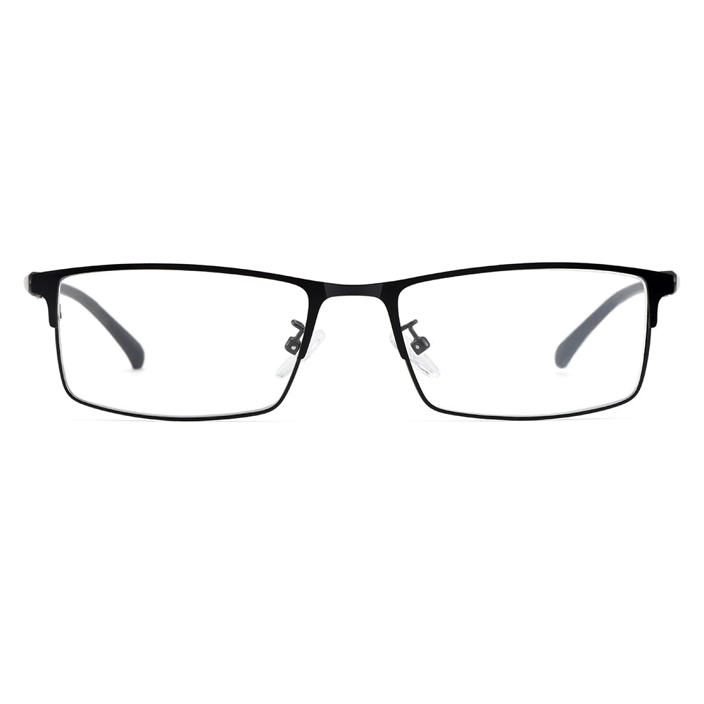 Lunettes homme titane flexible, monture alliage galvanisé Y2529