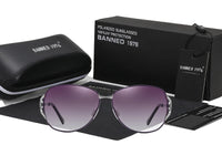 Lunettes de soleil polarisées HD, monture métallique, tendance de luxe, pour femmes, nouvelle collection