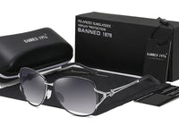 Lunettes de soleil polarisées HD, monture métallique, tendance de luxe, pour femmes, nouvelle collection