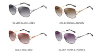 Lunettes de soleil polarisées HD, monture métallique, tendance de luxe, pour femmes, nouvelle collection