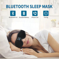 Masque sommeil 3D Bluetooth écouteurs musique casque HD intégré