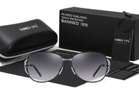 Lunettes de soleil polarisées HD, monture métallique, tendance de luxe, pour femmes, nouvelle collection