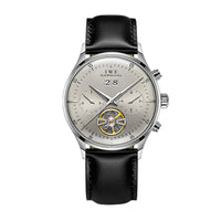 Montre homme automatique luxe cuir étanche mécanique