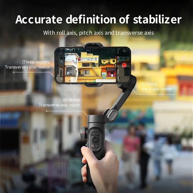Stabilisateur 3 axes AOCHUAN AI suivi visage smartphone