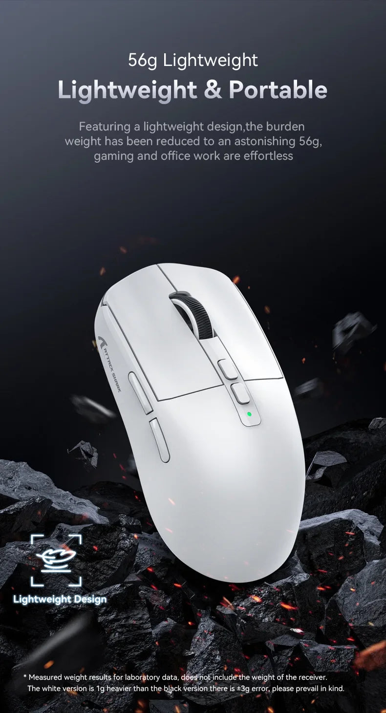 Souris gaming sans fil X6 Bluetooth 2.4G haute précision