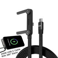 Câble USB-C tressé 240W charge rapide PD universel