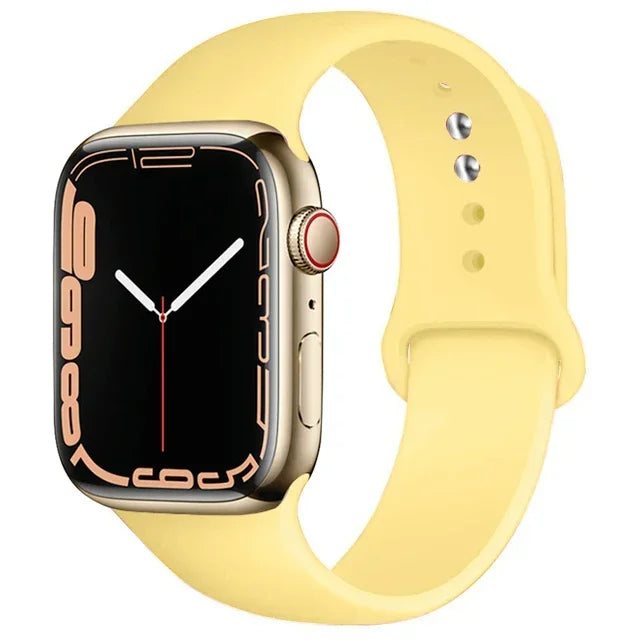 Bracelet silicone sport pour Apple Watch séries 5 à 11.