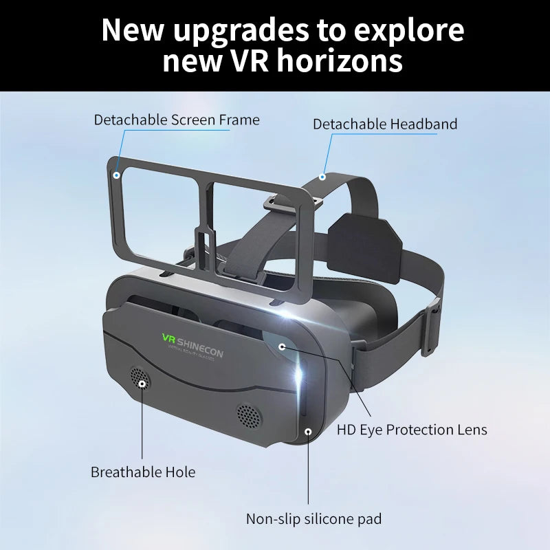Casque VR lunettes réalité virtuelle 3D smartphone jeu