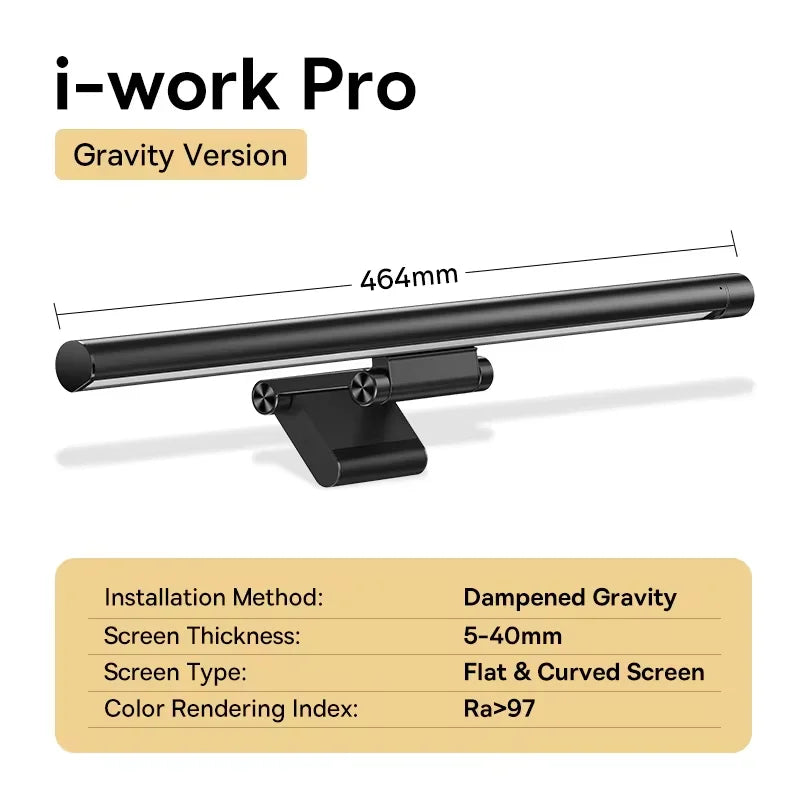 Lampe bureau USB pour écran ordinateur portable