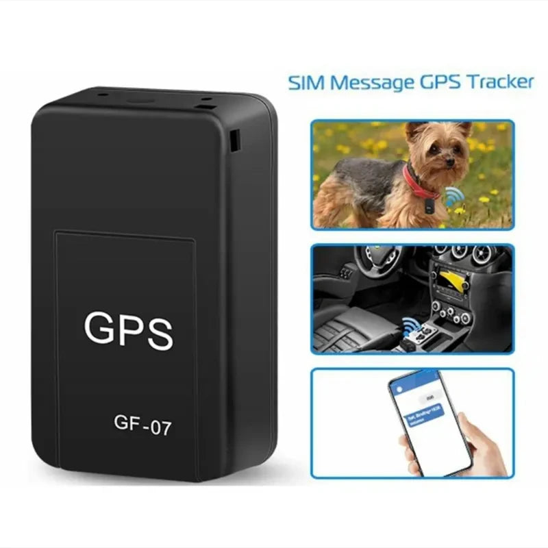 GF07 Mini dispositif de suivi GPS avec carte sim  ( non fournie ) , Position GPS APP traqueur GPS magnétique voiture fort Anti-perte localisateur GPS de véhicule