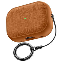 New 2026 product: Capa for AirPods Pro 3, soft TPU leather case, protective cover for AirPods Pro 3, cases with lanyard
