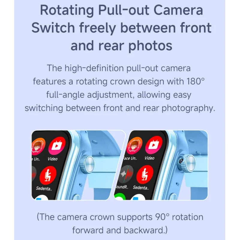 Smart Watch enfant 4G GPS WiFi Appels SOS Localisation Garçons/Filles