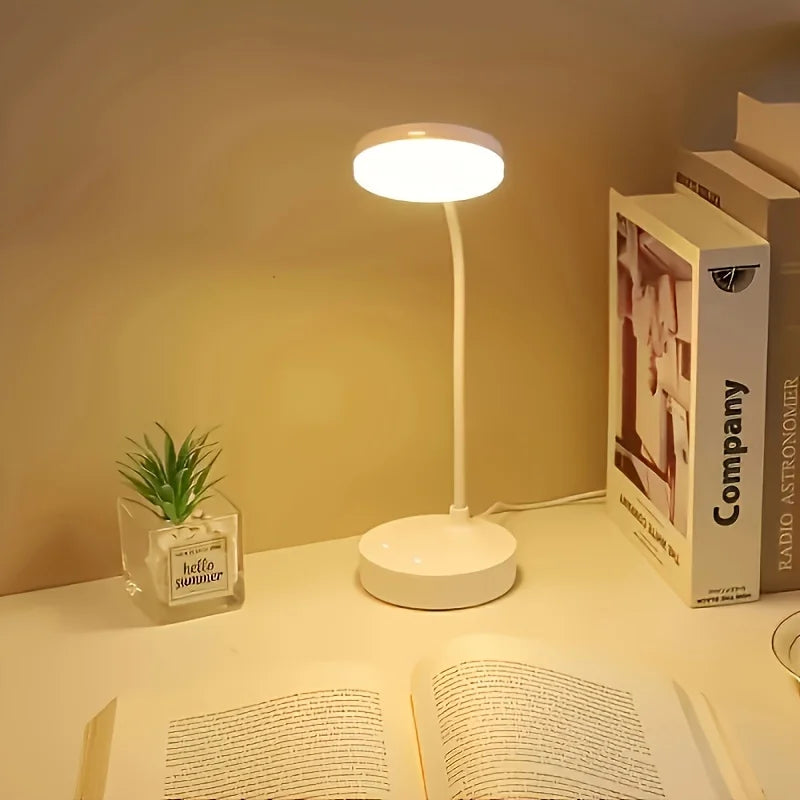 Lampe bureau LED flexible avec port USB tactile