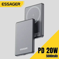 Batterie externe magnétique 5000mAh 20W MagSafe iPhone 17-14