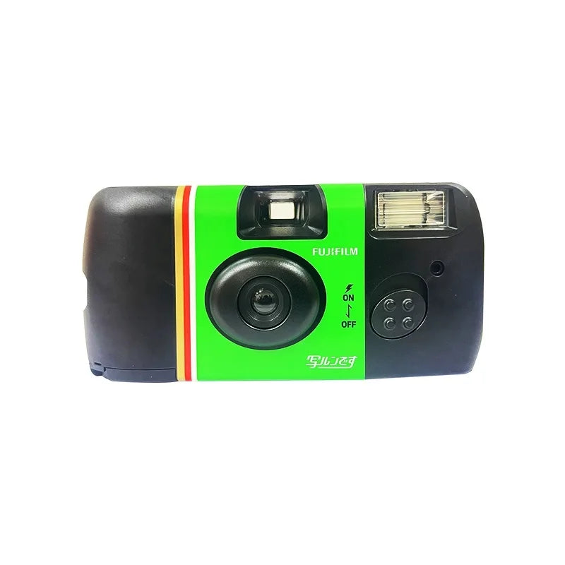 Fujifilm Caméra à film jetable à usage unique Fujifilm Snap rapide/Fujifilm Fun rapide/Fujifilm ACE 400 avec flash 27 expositions photo
