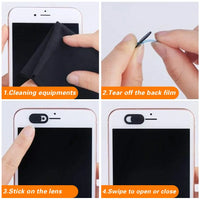 Protecteur webcam autocollant confidentialité multi-appareils 1-20 pièces