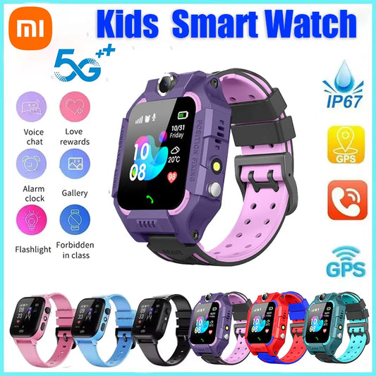 Xiaomi enfants GPS montre intelligente 5G localisation carte SIM appel SOS montre intelligente caméra montre étanche cadeau pour IOS Android enfant cadeau