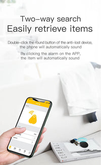 Tracker Bluetooth Localisateur Anti-Perte Clés Sac Animaux iOS Android