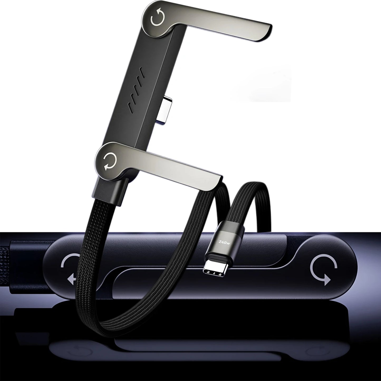 Câble USB-C tressé 240W charge rapide PD universel