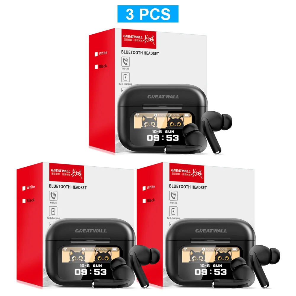 GREATWALL Airs Pro Écouteurs Bluetooth ANC HiFi Étanches